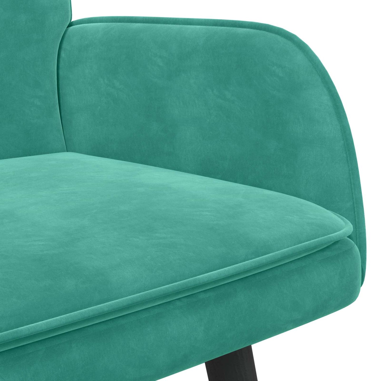 Sofa a Due Posti Turchese 115 x 61 x 87 cm Velluto | homemem39