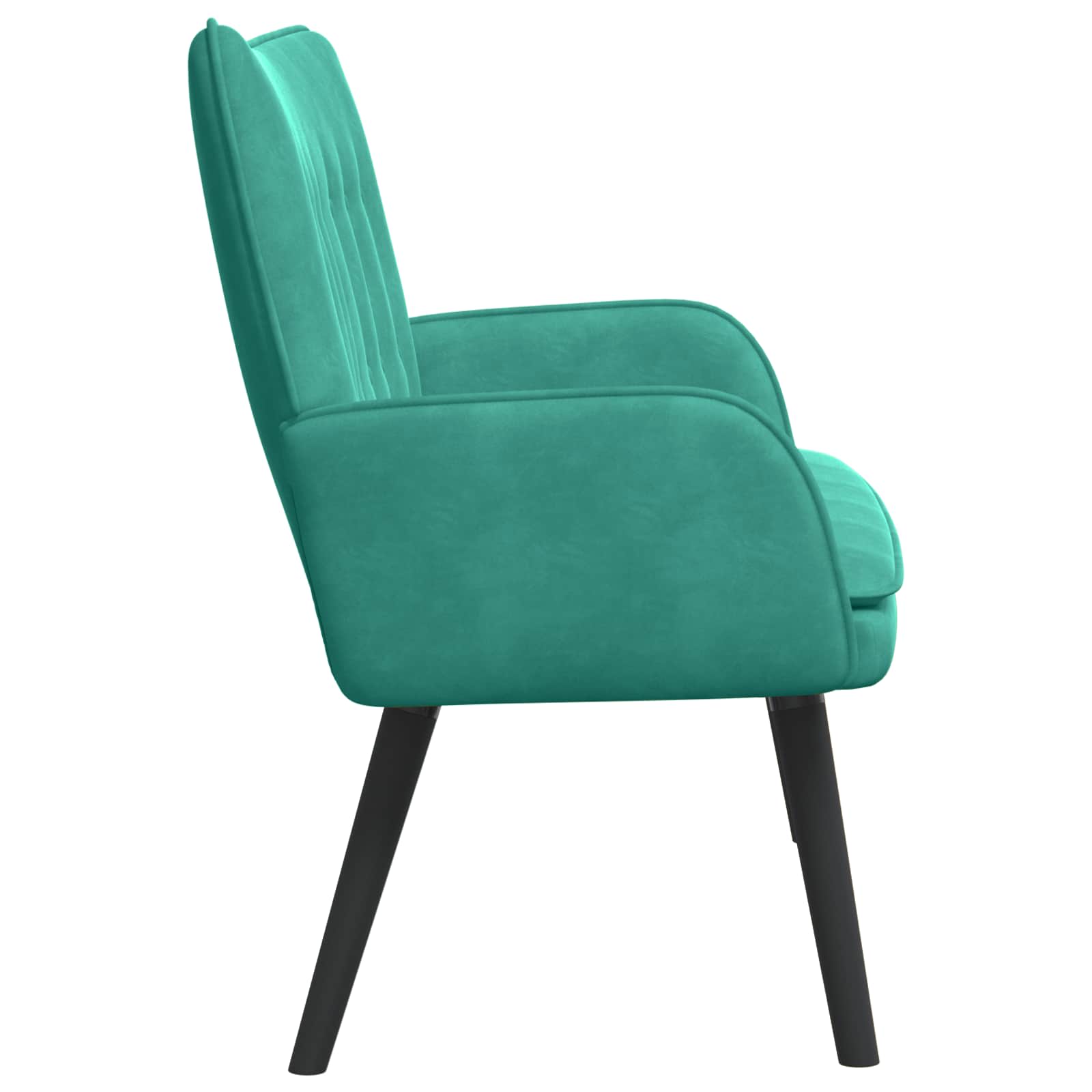 Sofa a Due Posti Turchese 115 x 61 x 87 cm Velluto | homemem39