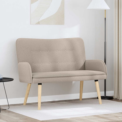 Divano a 2 Posti Grigio Chiaro 115 x 61 x 87 cm Bouclé | homemem39