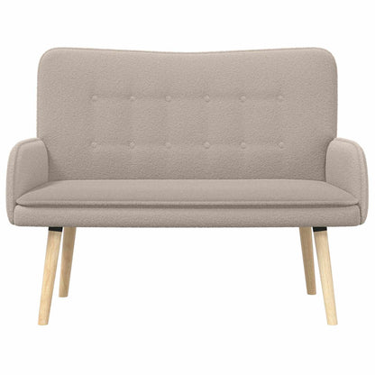 Divano a 2 Posti Grigio Chiaro 115 x 61 x 87 cm Bouclé | homemem39