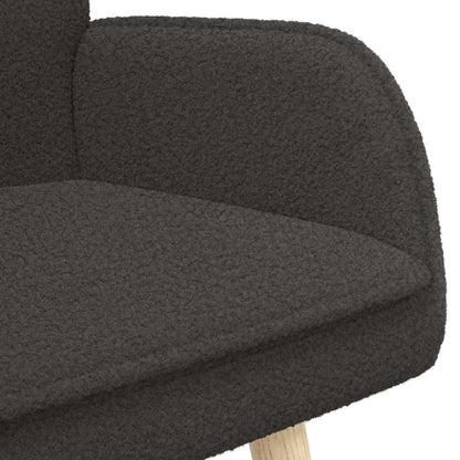 Divano a 2 Posti Grigio Scuro 115 x 61 x 87 cm Bouclé | homemem39