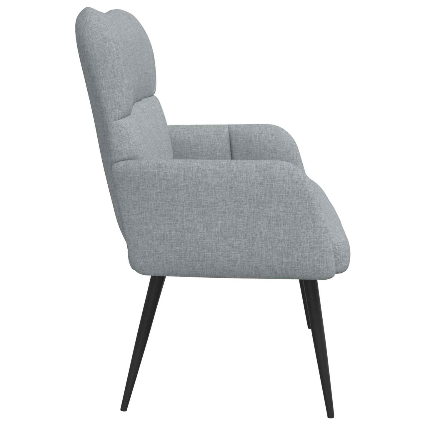 Sofa a Due Posti Grigio chiaro 115 x 61 x 87 cm Tessuto | homemem39