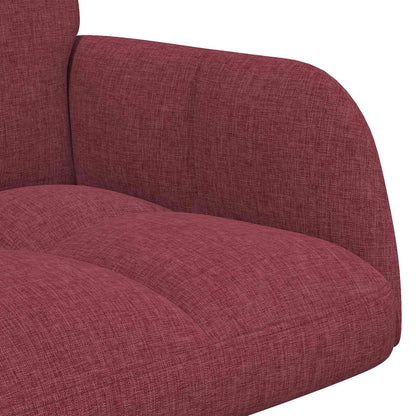Sofa a Due Posti Rosso vino 115 x 61 x 87 cm Tessuto | homemem39