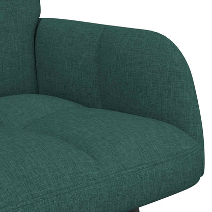 Sofa a Due Posti Verde Scuro 115 x 61 x 87 cm Tessuto | homemem39