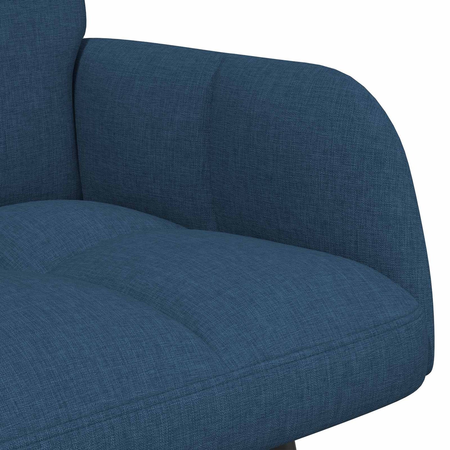 Divano a 2 Posti Blu 115 x 61 x 87 cm Tessuto