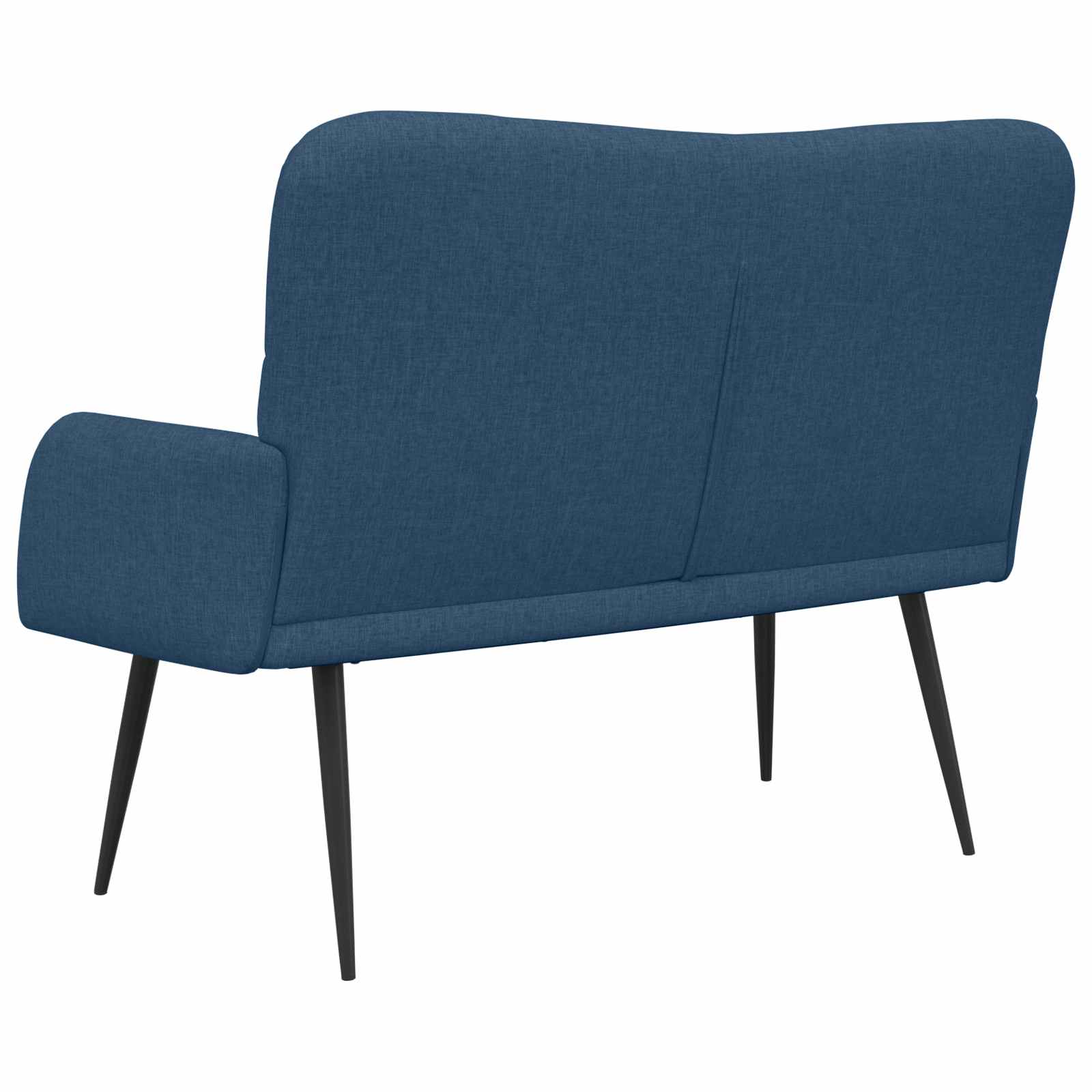 Sofa a Due Posti Blu 115 x 61 x 87 cm Tessuto | homemem39