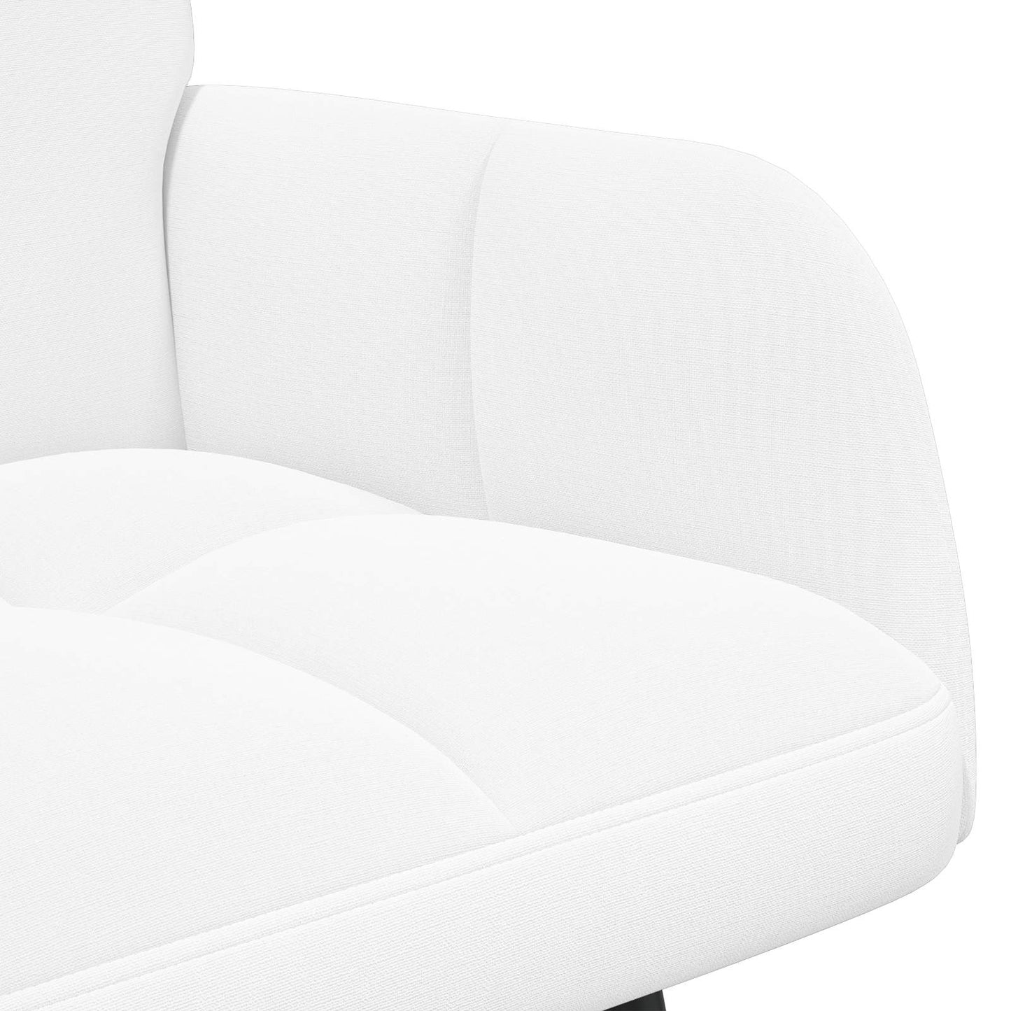 Sofa a Due Posti Bianco 115 x 61 x 87 cm Tessuto | homemem39