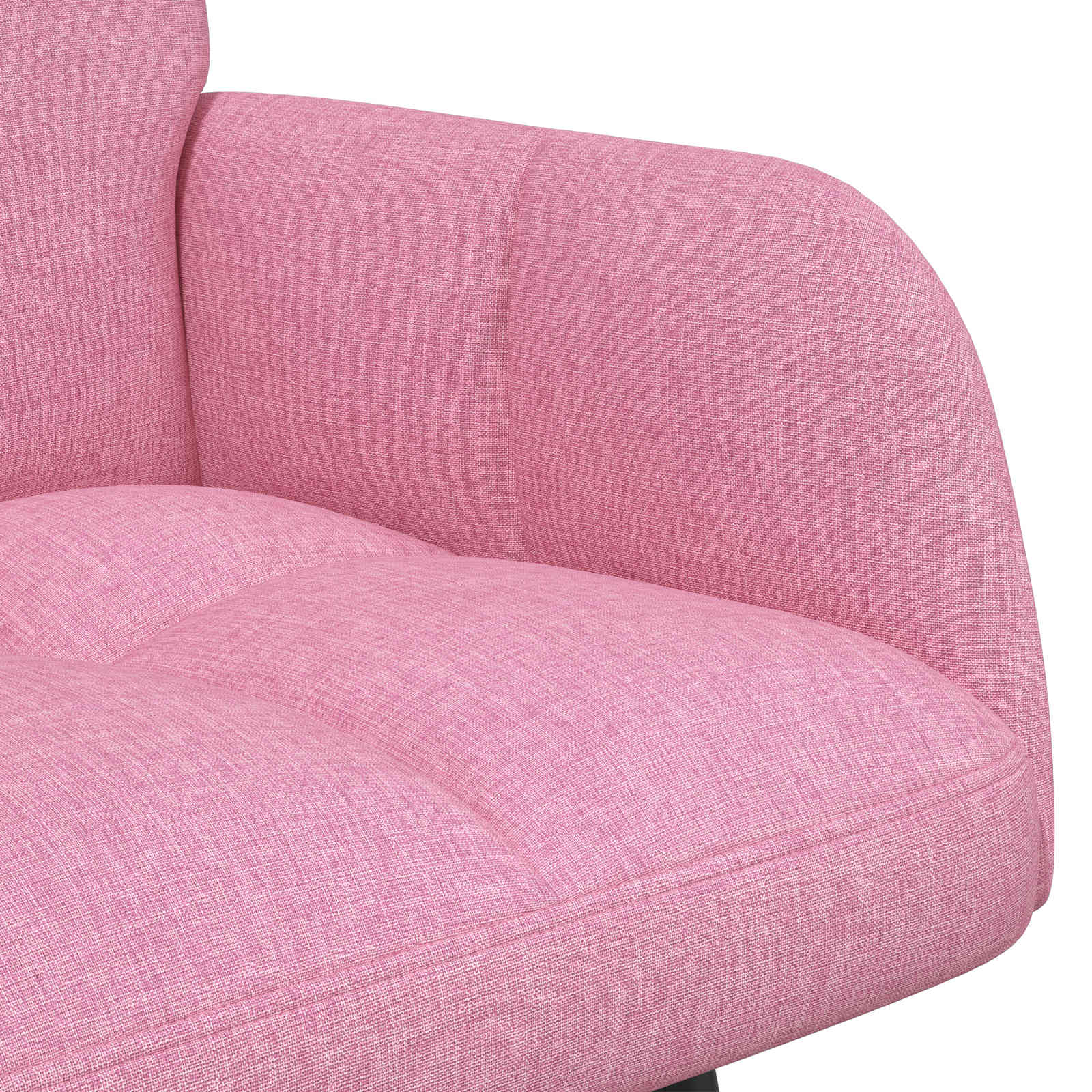 Sofa a Due Posti Rosa 115 x 61 x 87 cm Tessuto | homemem39
