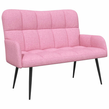 Divano a 2 Posti Rosa 115 x 61 x 87 cm Tessuto