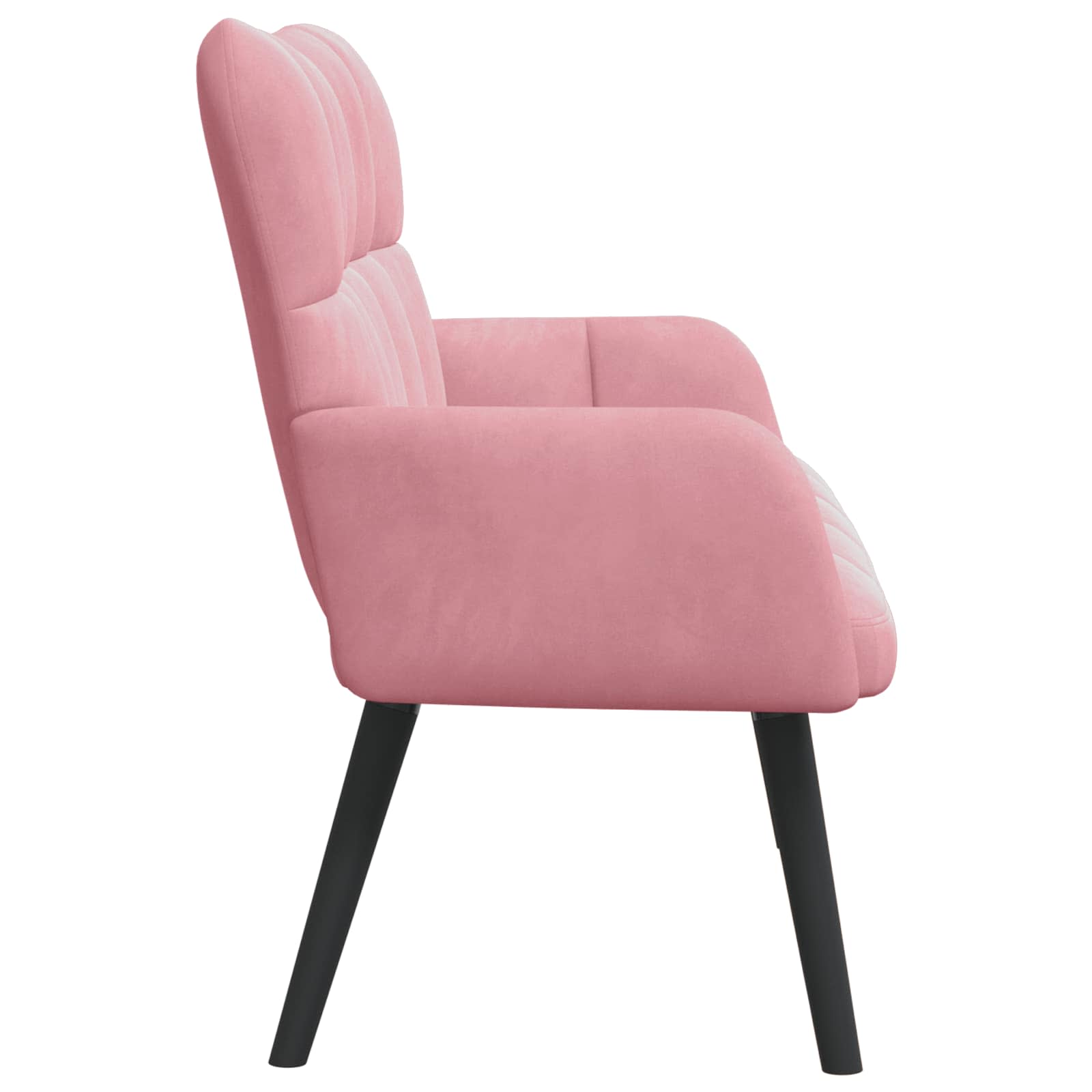 Sofa a Due Posti Rosa 115 x 61 x 87 cm Velluto | homemem39