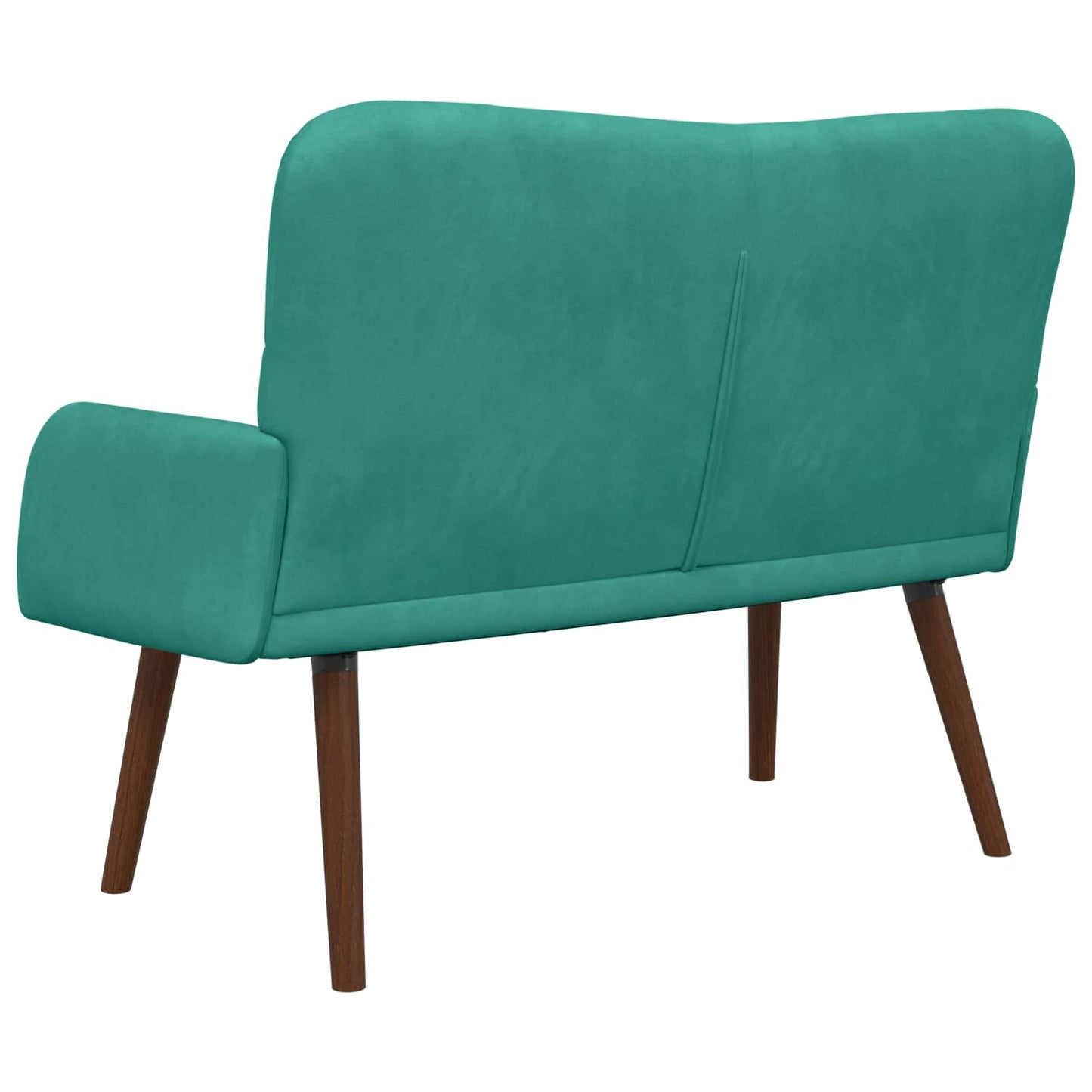 Divano a 2 Posti Turchese 115 x 61 x 87 cm Velluto (V)