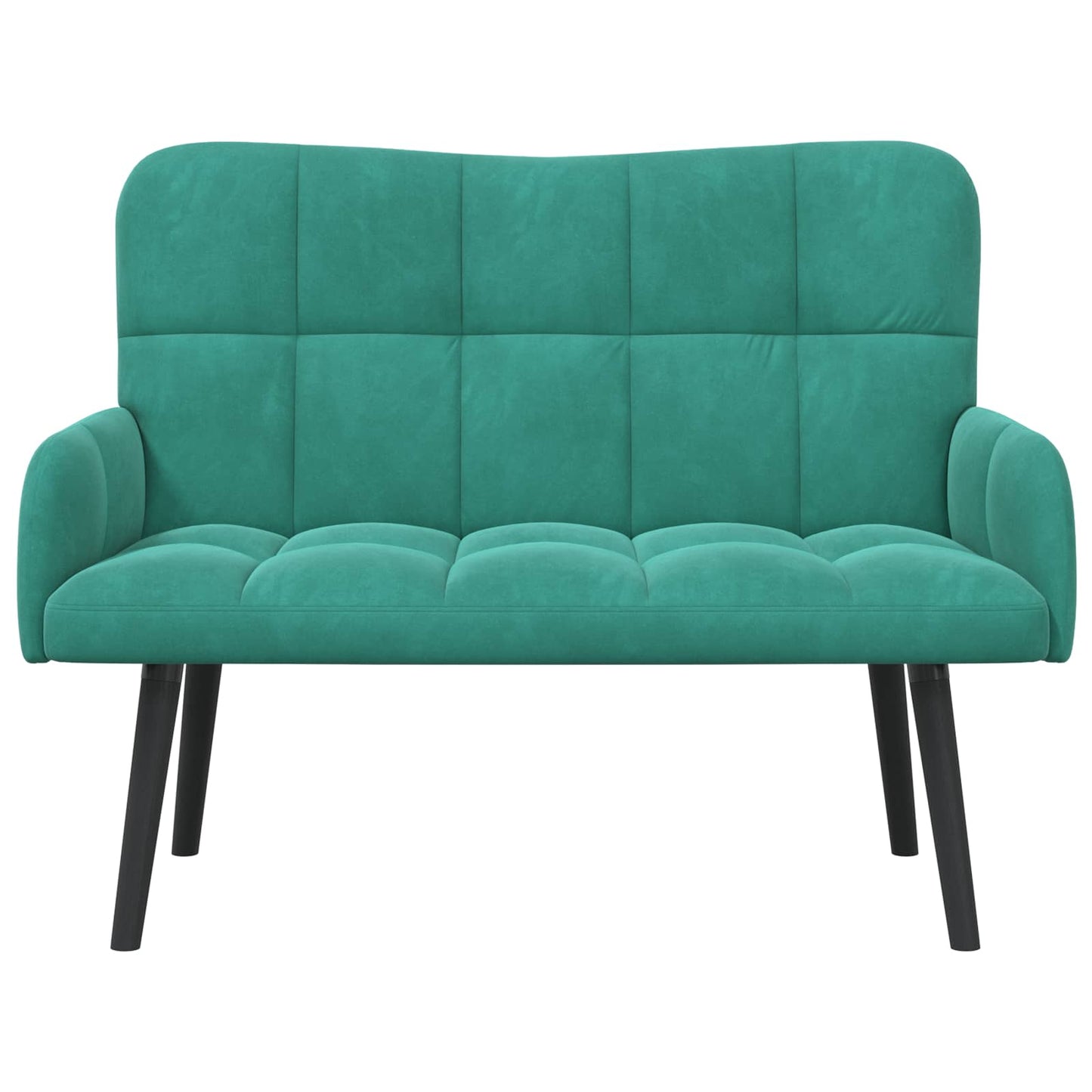 Sofa a Due Posti Turchese 115 x 61 x 87 cm Velluto | homemem39