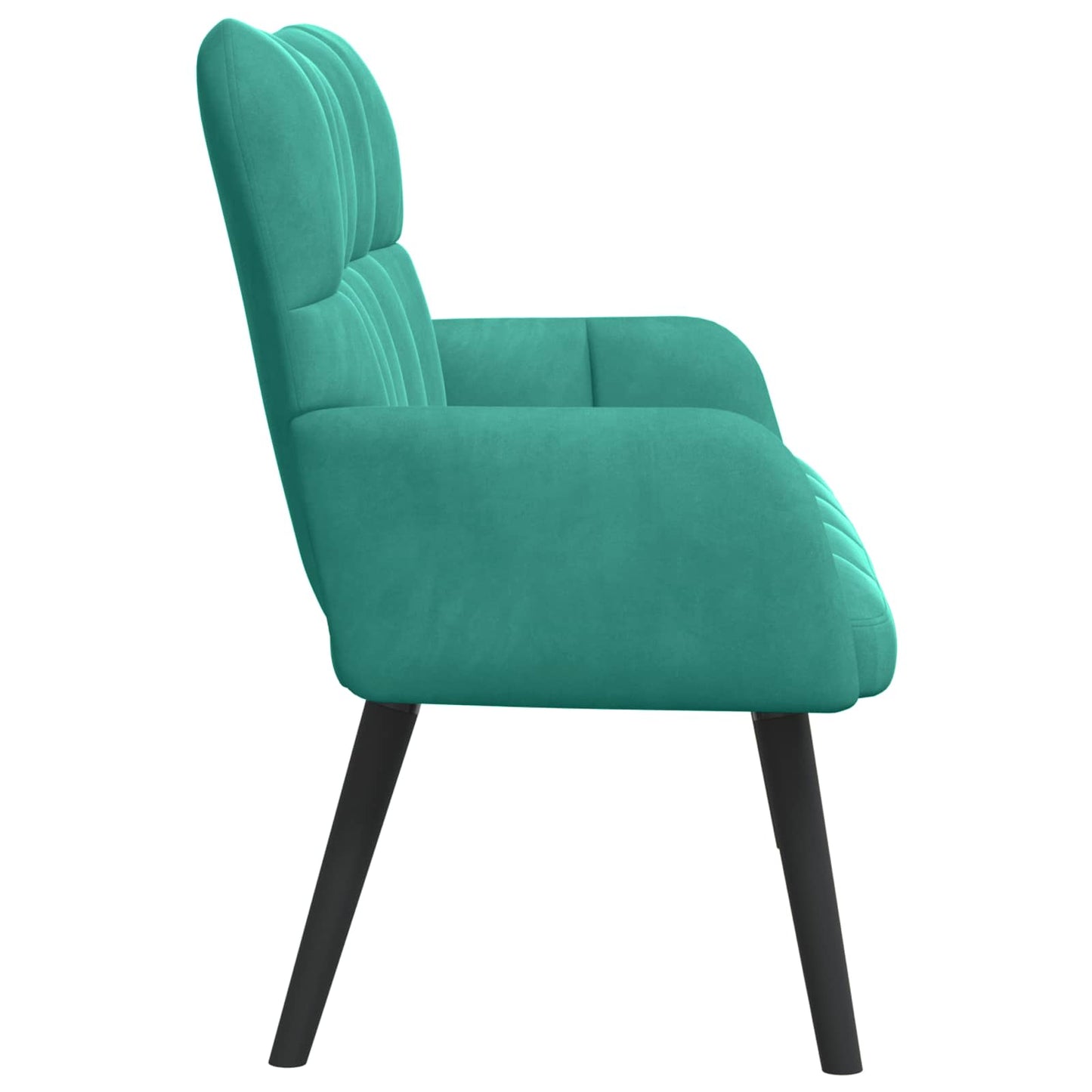 Sofa a Due Posti Turchese 115 x 61 x 87 cm Velluto | homemem39