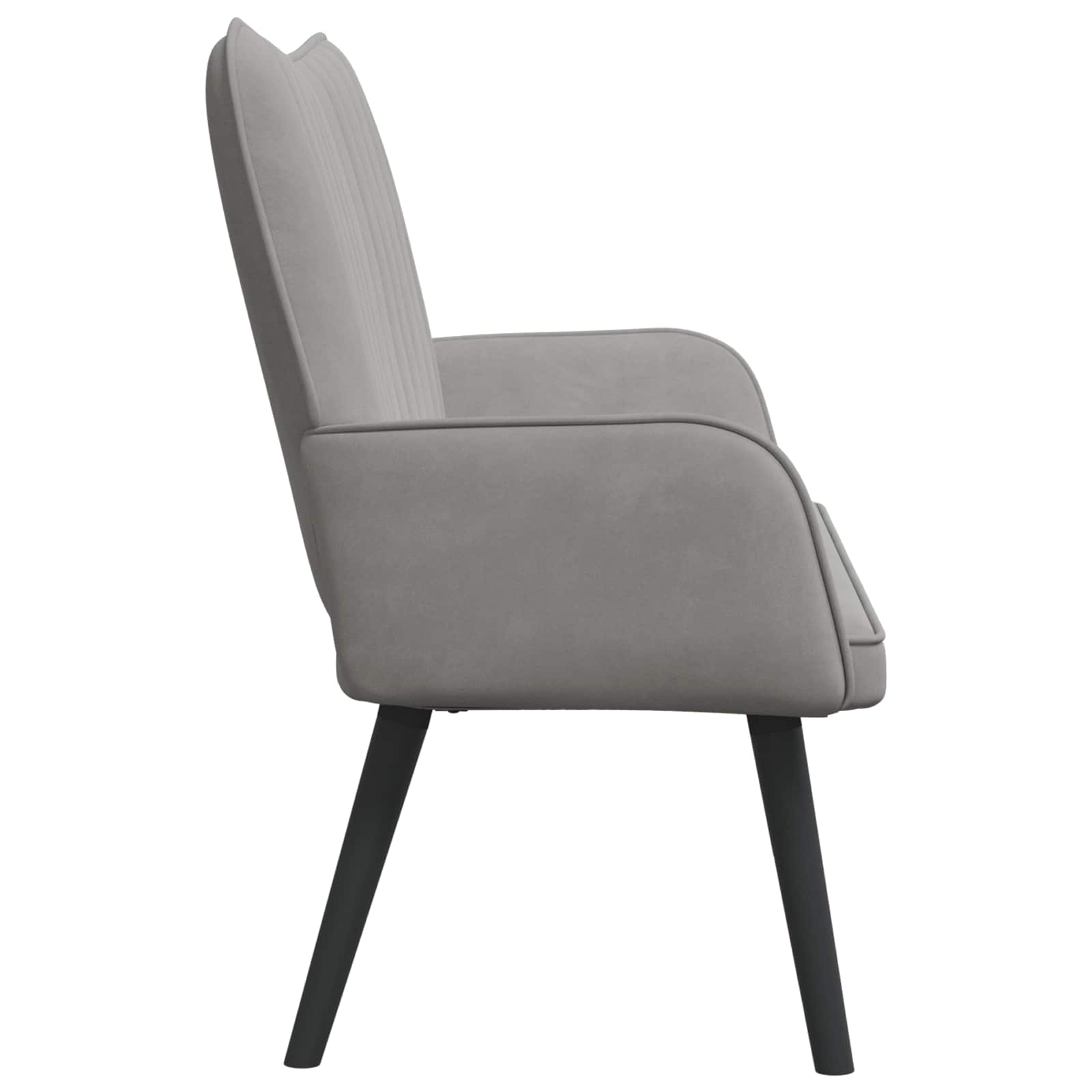 Sofa a Due Posti Grigio chiaro 115 x 61 x 87 cm Velluto | homemem39