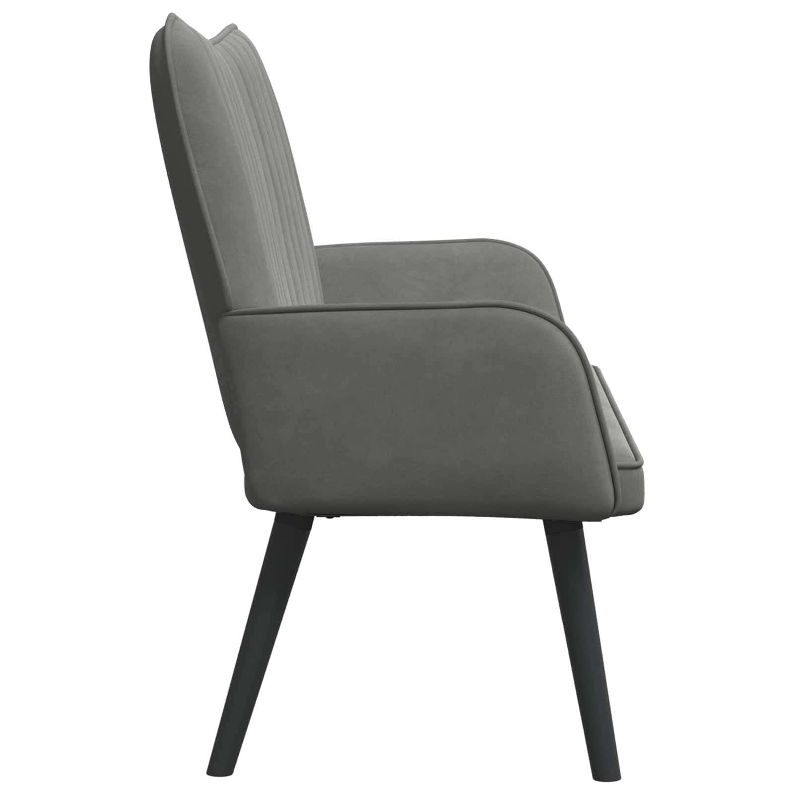 Sofa a Due Posti Grigio scuro 115 x 61 x 87 cm Velluto | homemem39