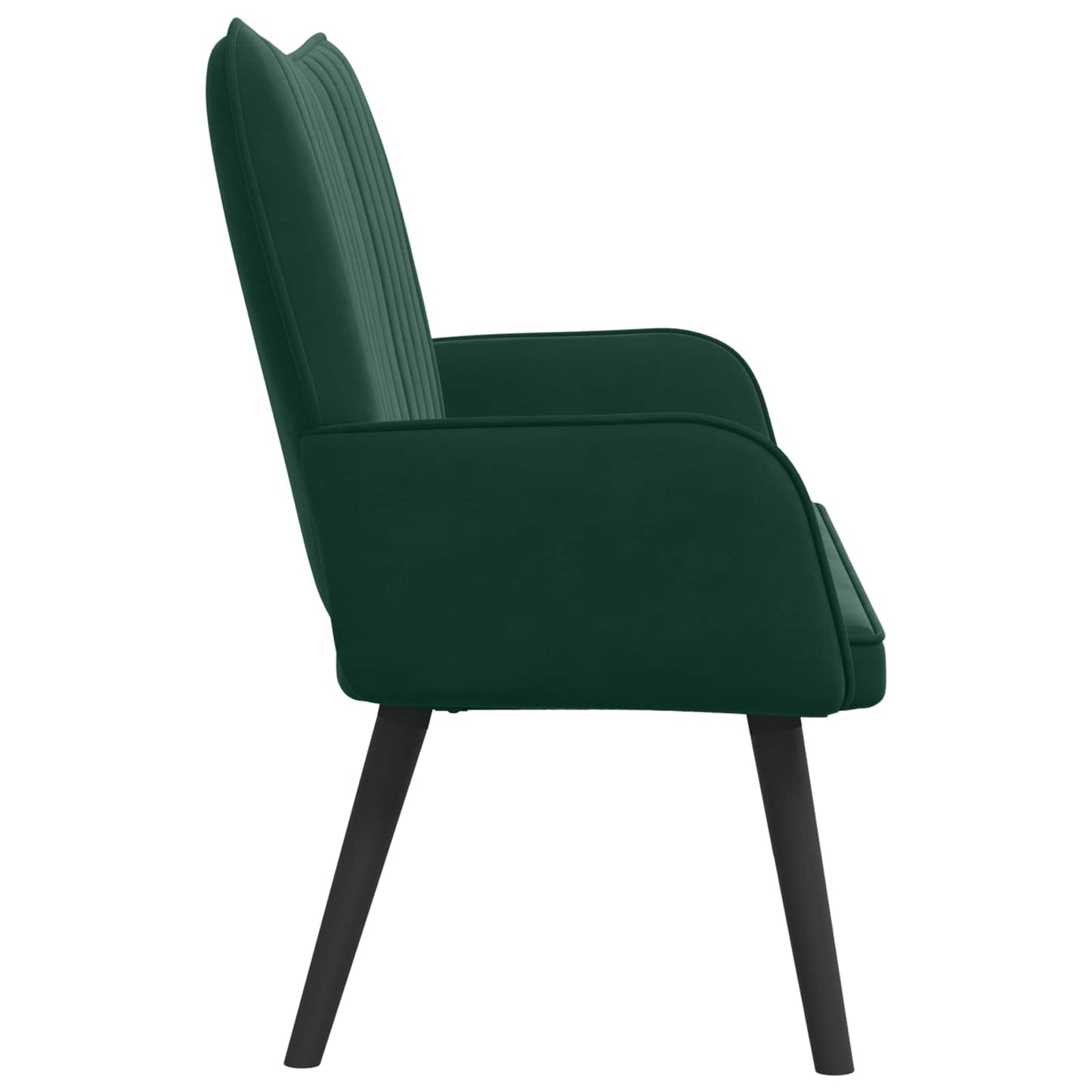 Sofa a Due Posti Verde Scuro 115 x 61 x 87 cm Velluto | homemem39