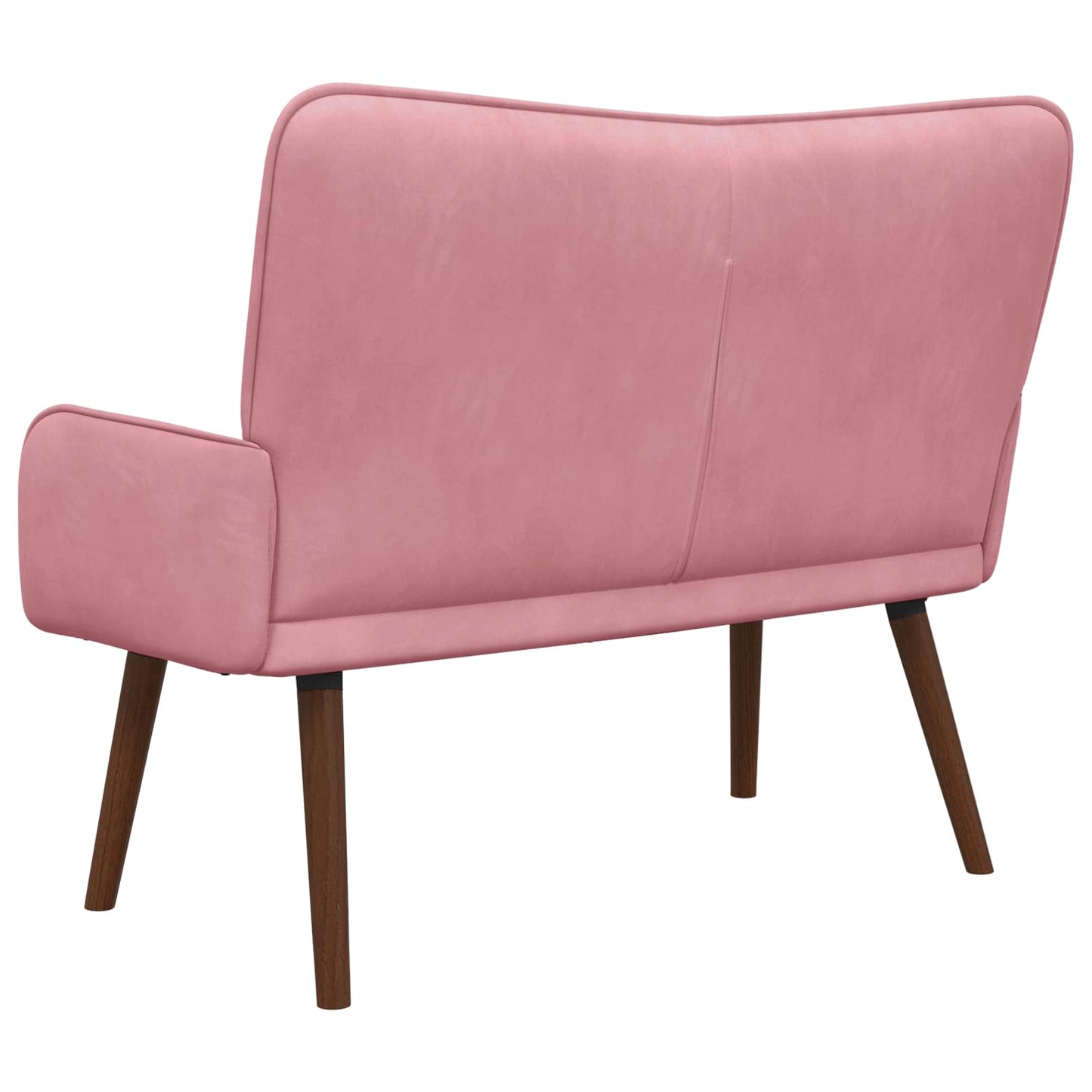 Divano a 2 Posti Rosa 115 x 61 x 87 cm Velluto (V)
