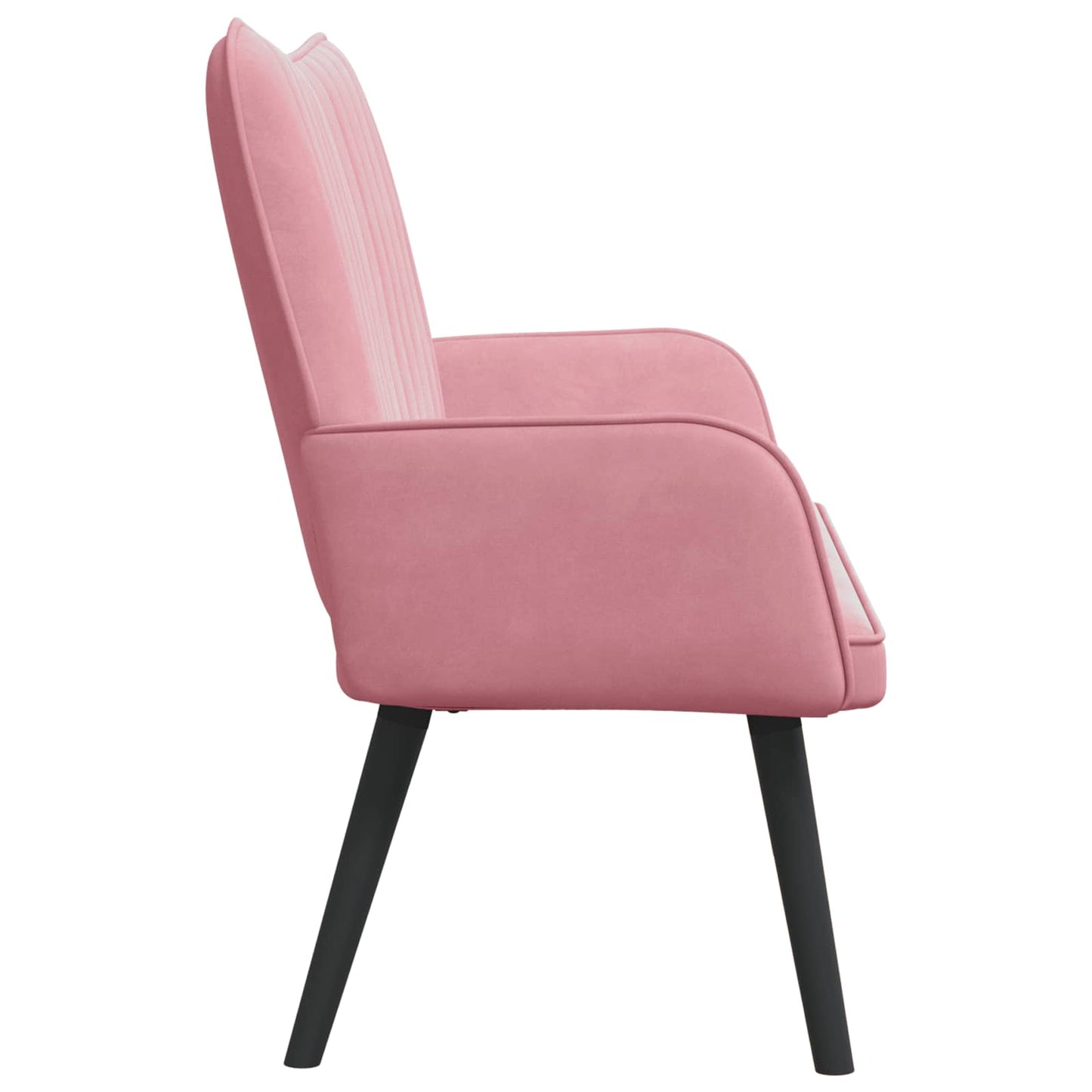Sofa a Due Posti Rosa 115 x 61 x 87 cm Velluto | homemem39