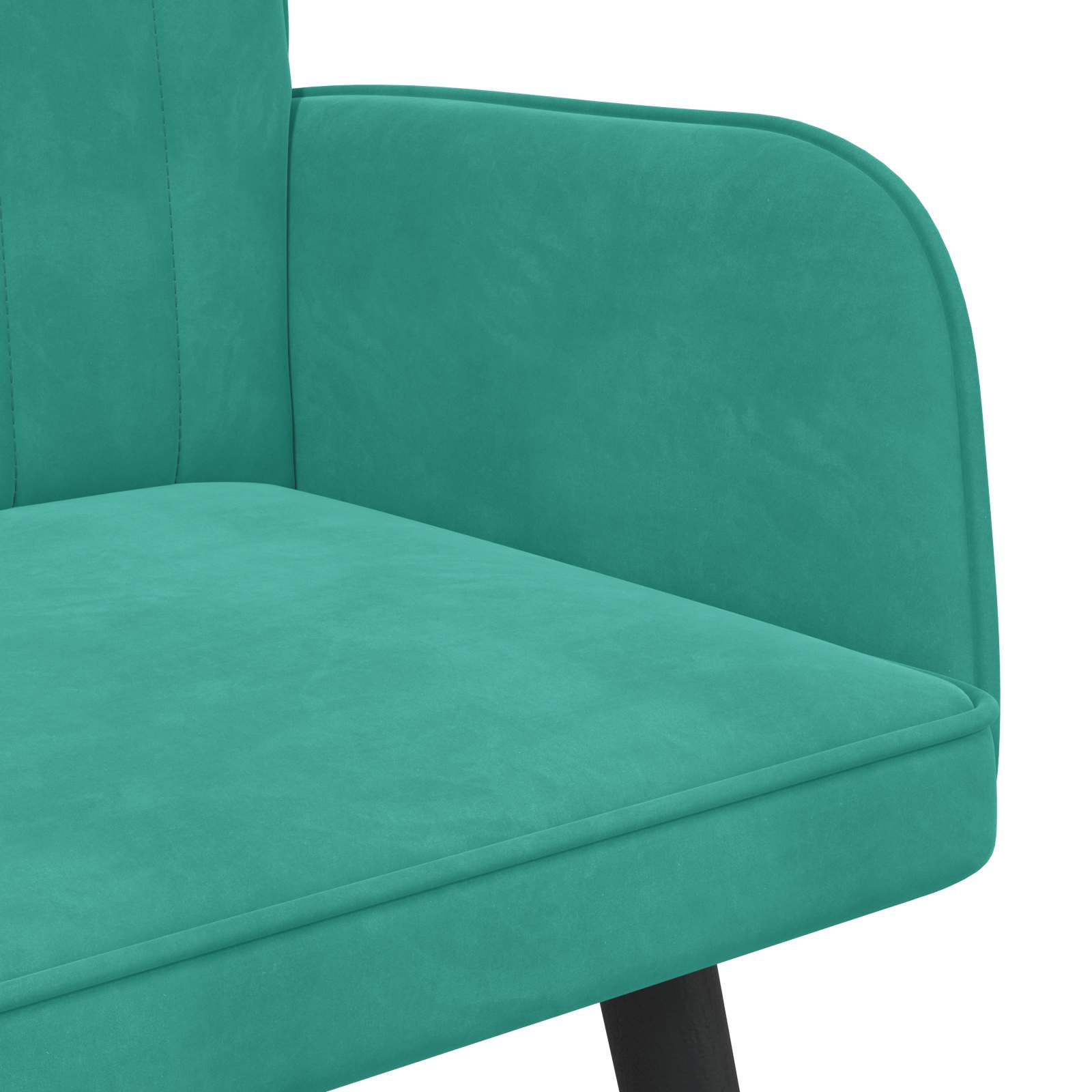 Sofa a Due Posti Turchese 115 x 61 x 87 cm Velluto | homemem39