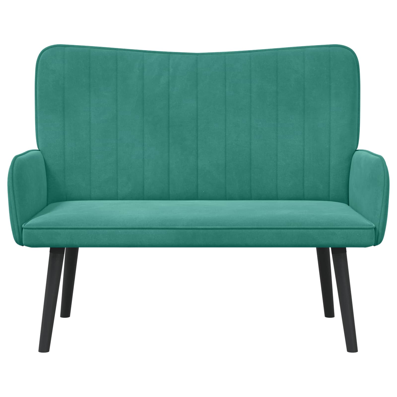 Sofa a Due Posti Turchese 115 x 61 x 87 cm Velluto | homemem39