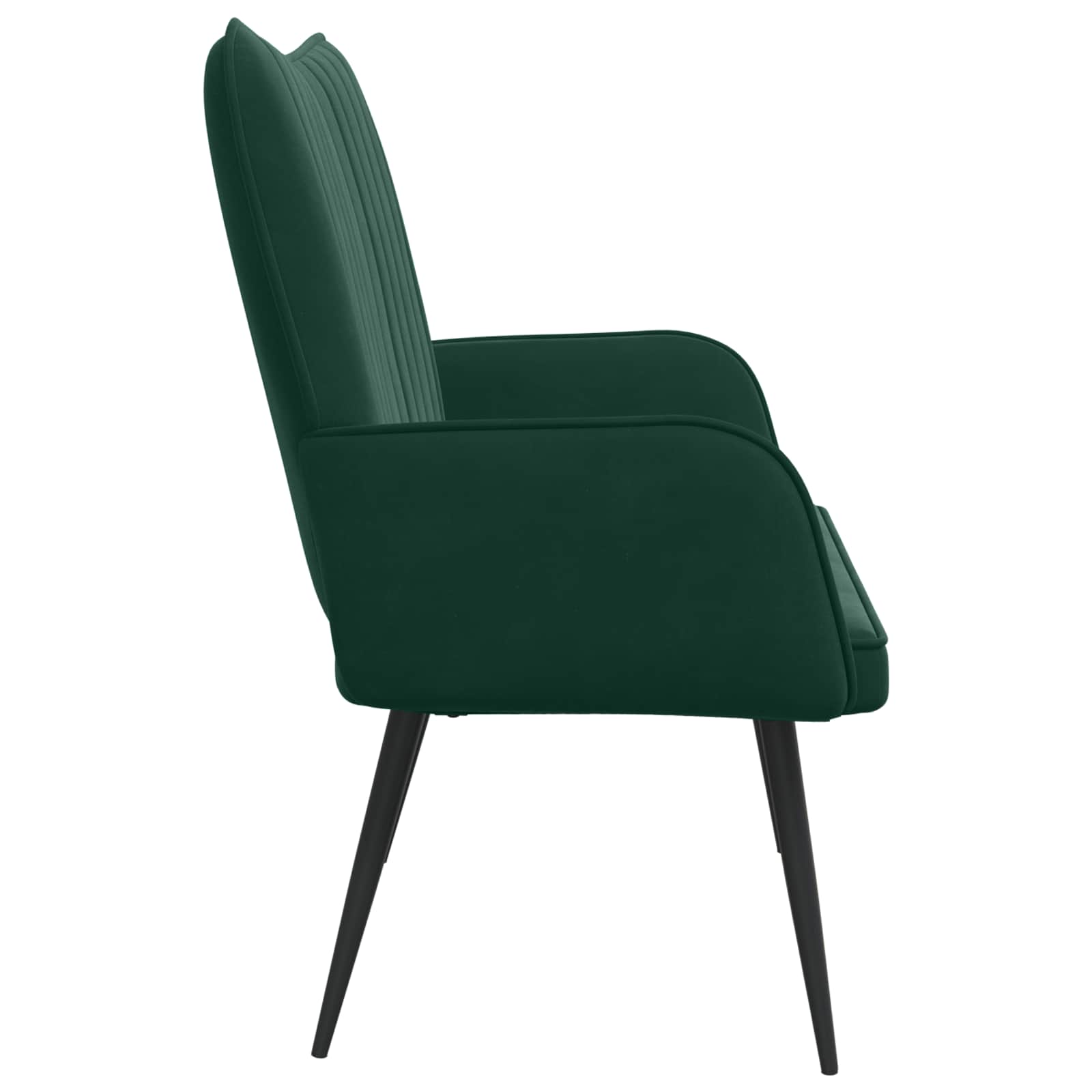 Sofa a Due Posti Verde Scuro 115 x 61 x 87 cm Velluto | homemem39