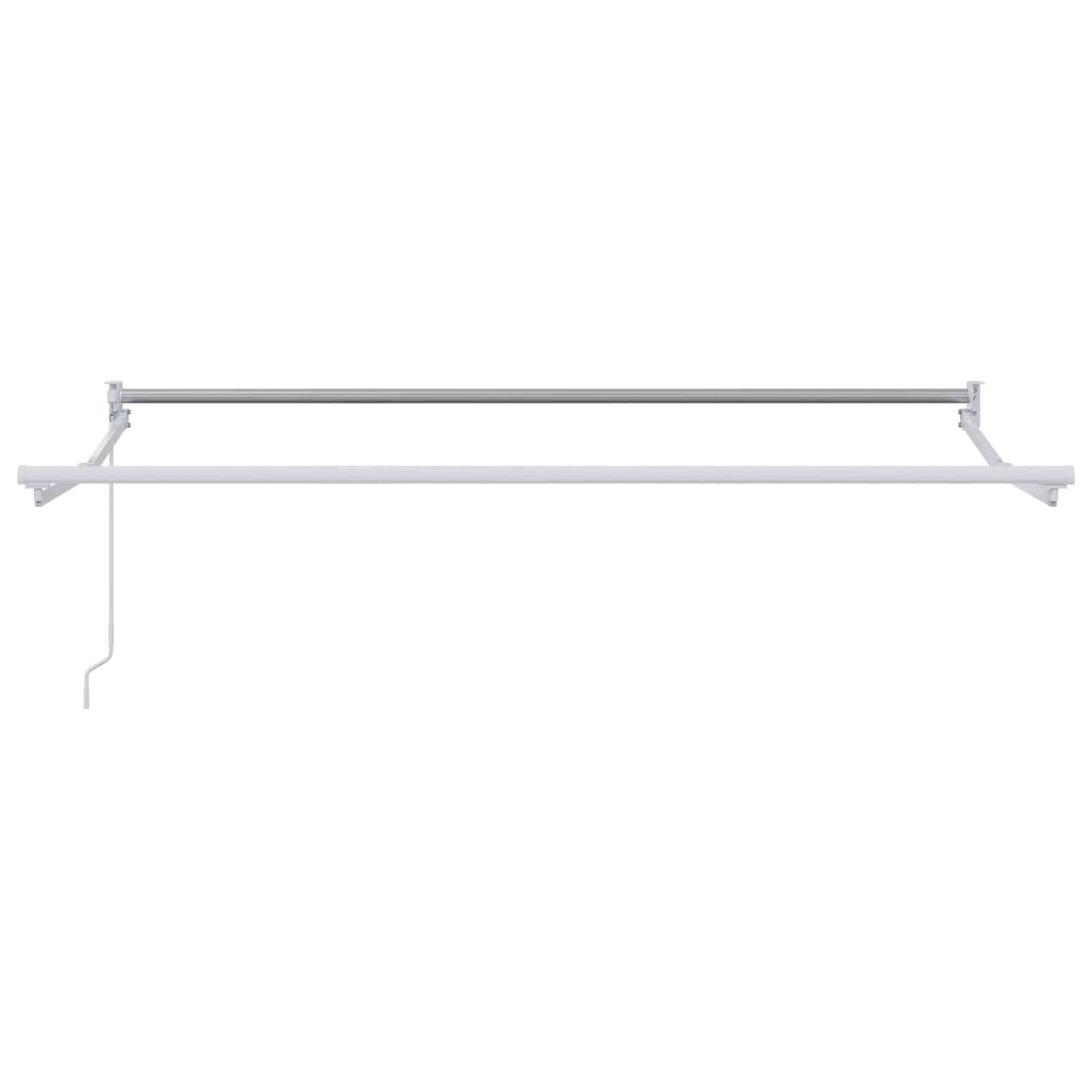Tenda retrattile Giallo e Bianco 3 x 2 m | homemem39