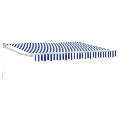 Tenda retrattile Blu e Bianco 3,5 x 2 m | homemem39
