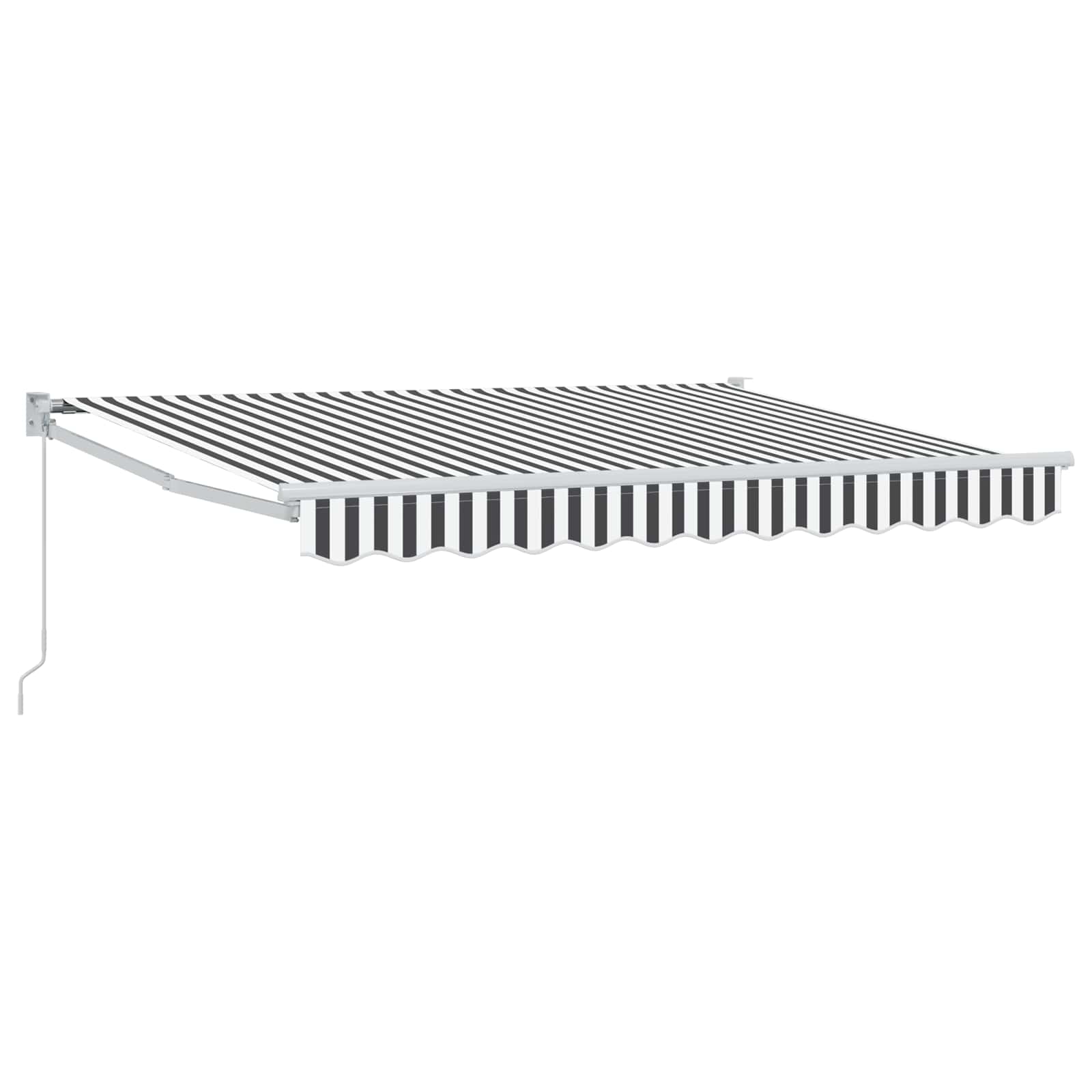 Tenda retrattile Antracite e Bianco 3,5 x 2 m | homemem39