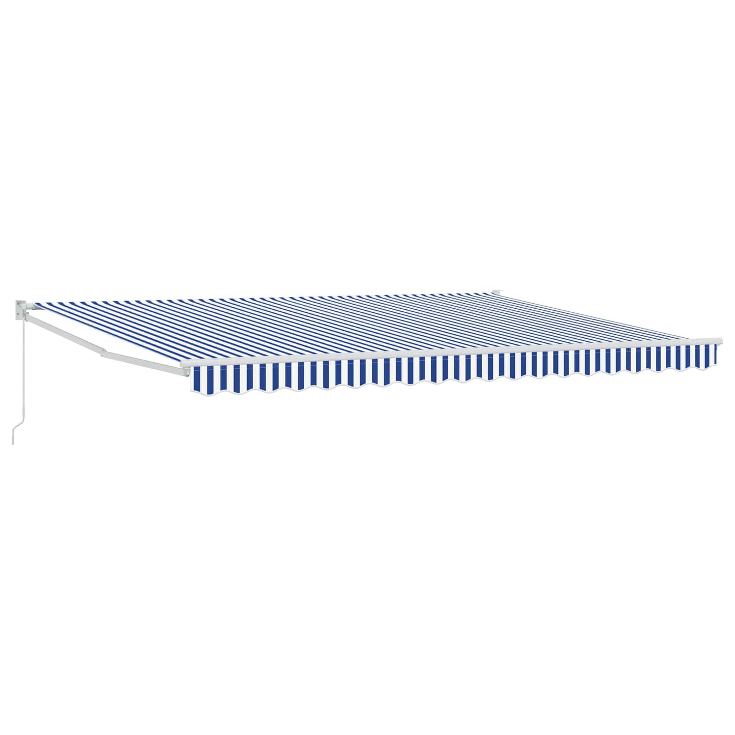 Tenda retrattile Blu e Bianco 4 x 2 m | homemem39