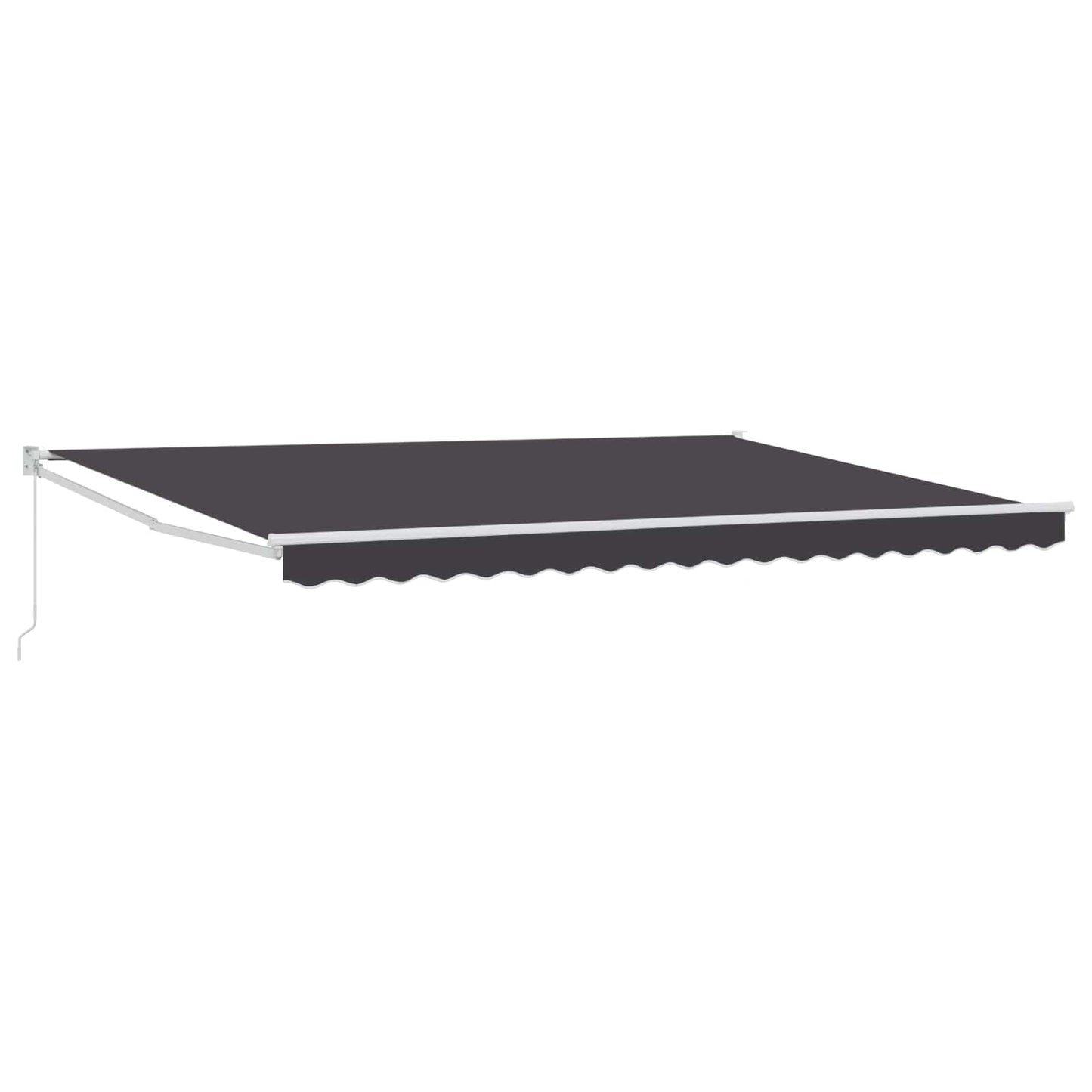Tenda retrattile Antracite 4 x 2 m 100% Poliestere e Alluminio | homemem39