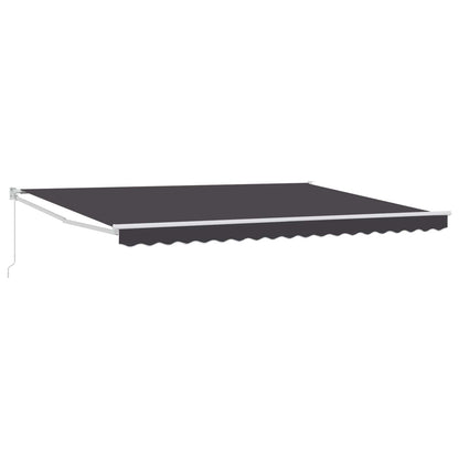 Tenda retrattile Antracite 4 x 2 m 100% Poliestere e Alluminio | homemem39
