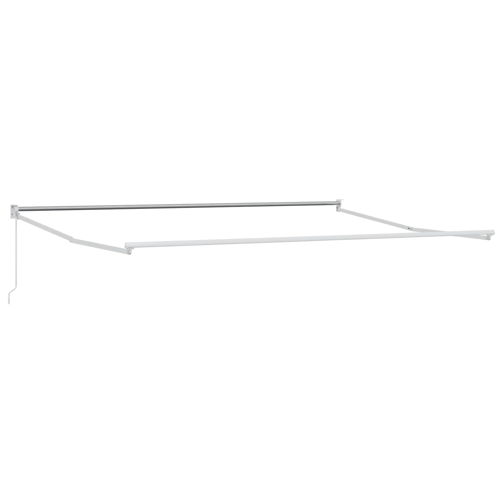 Tenda retrattile Antracite e Bianco 4 x 2 m | homemem39