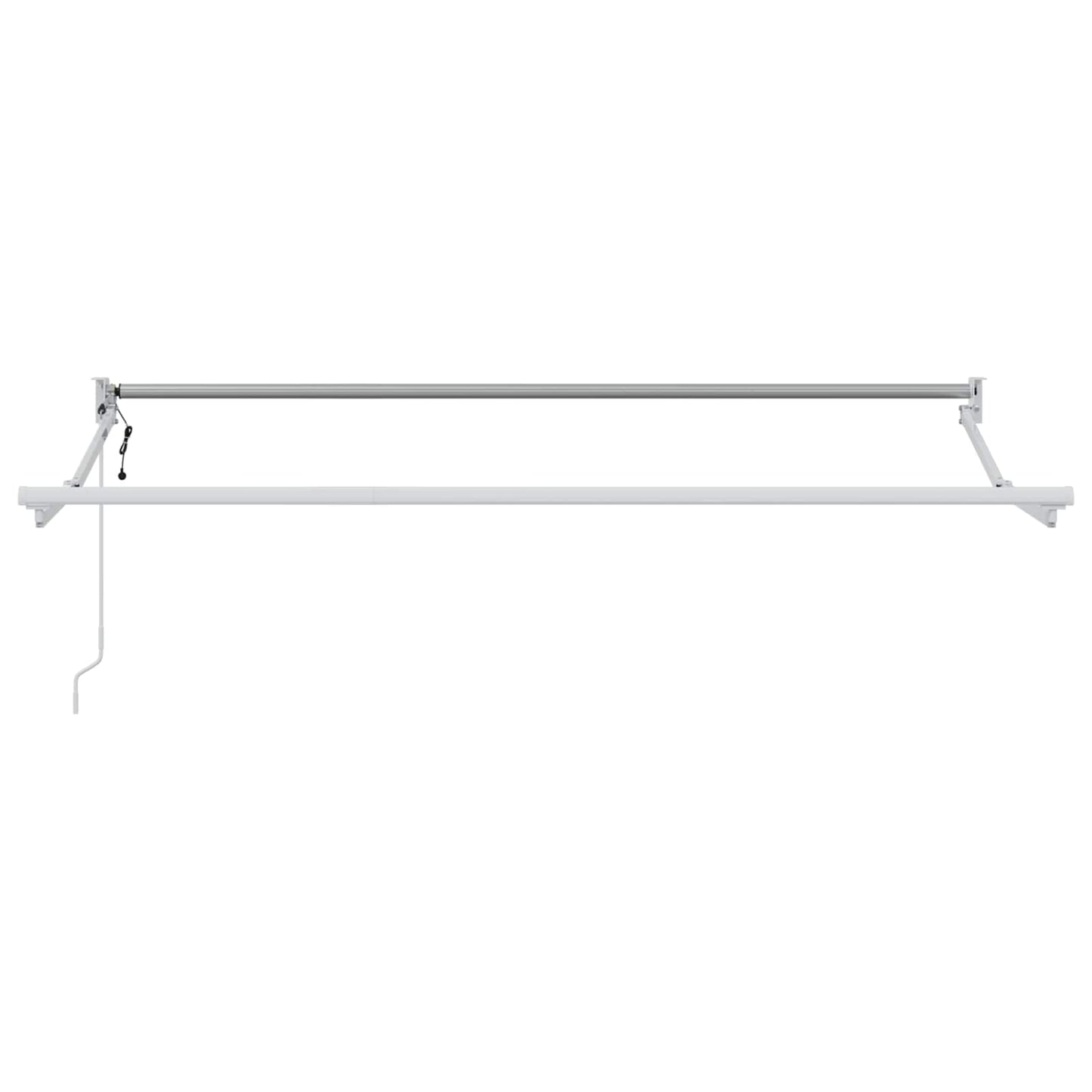 Tenda retrattile Giallo e Bianco 3 x 2 m Poliestere e Metallo | homemem39