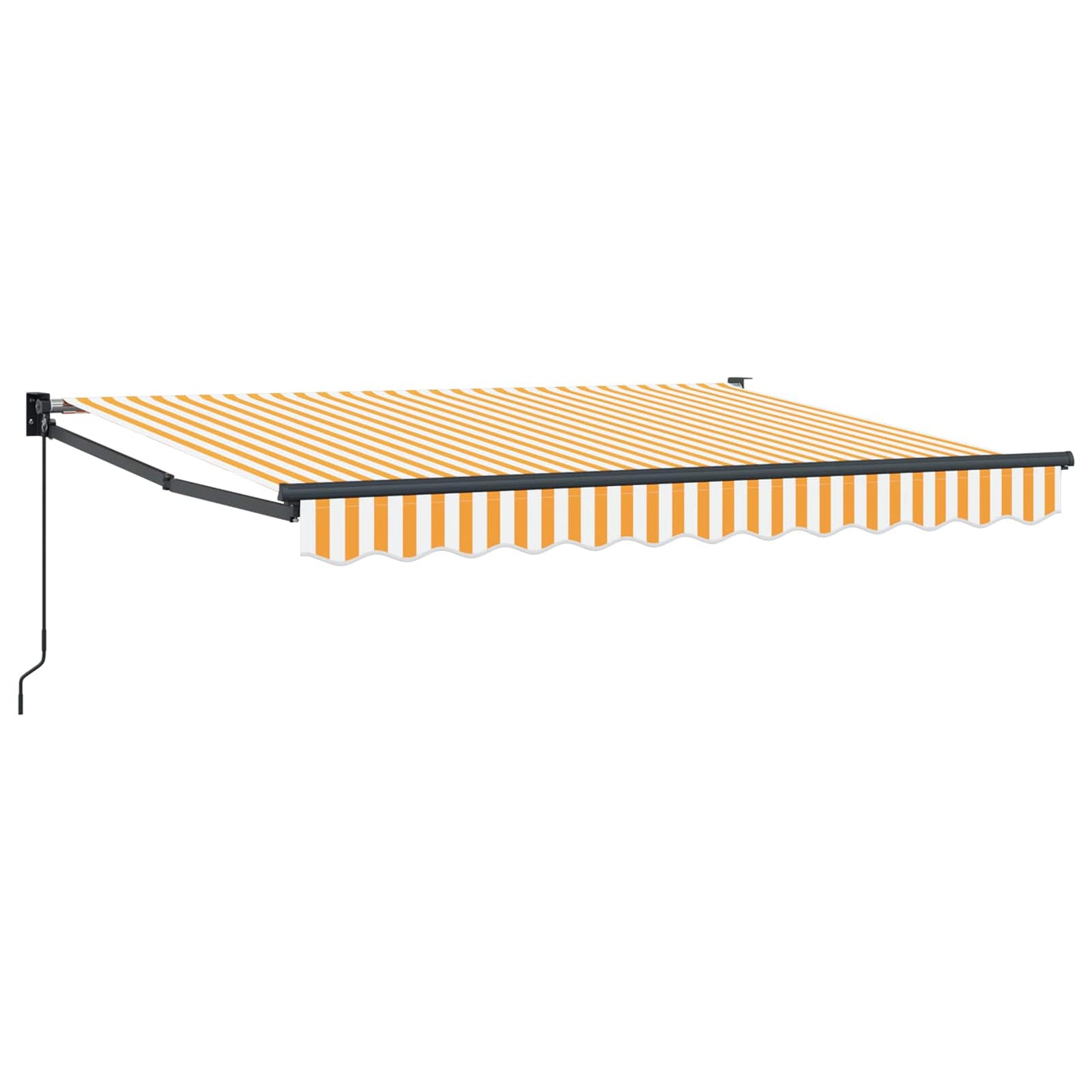 Tenda retrattile Giallo e bianco 3 x 2 m | homemem39