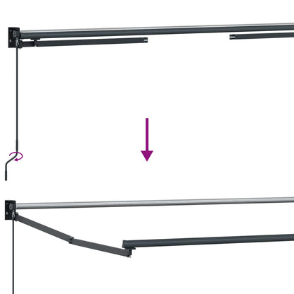 Tenda retrattile Giallo e bianco 3 x 2 m | homemem39