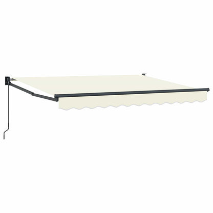 Tenda retrattile Crema 3,5 x 2 m 100% Poliestere e Alluminio