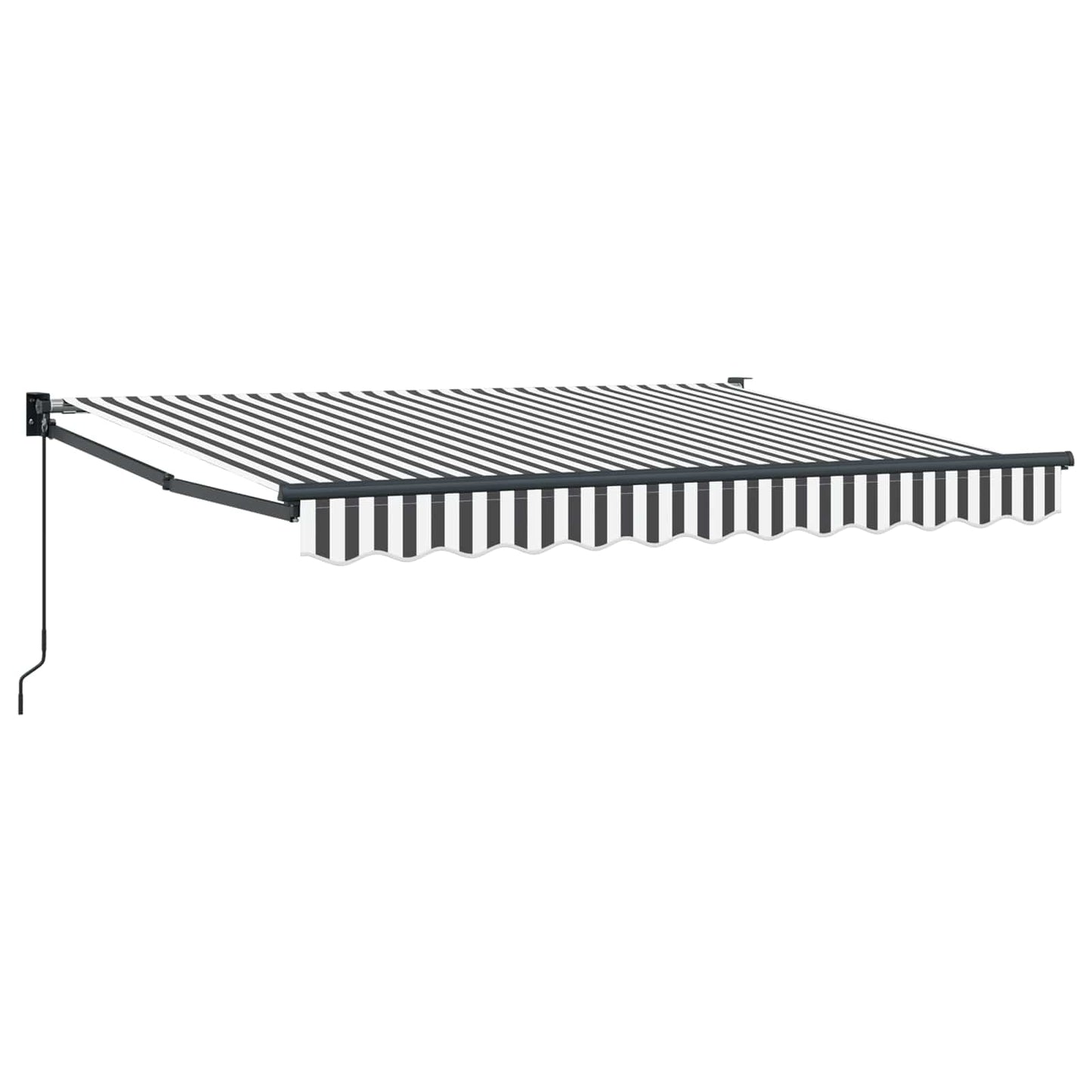 Tenda retrattile Antracite e Bianco 3,5 x 2 m | homemem39