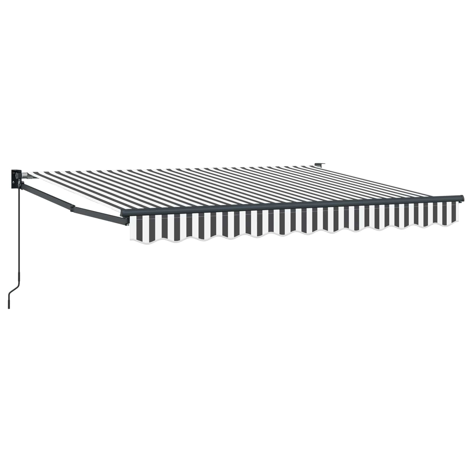 Tenda retrattile Antracite e Bianco 3,5 x 2 m | homemem39
