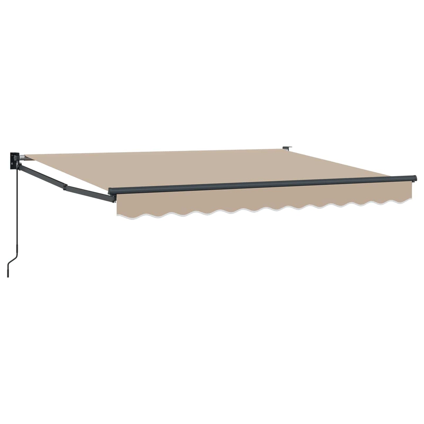 Tenda retrattile Beige 3,5 x 2 m 100% Poliestere e Alluminio