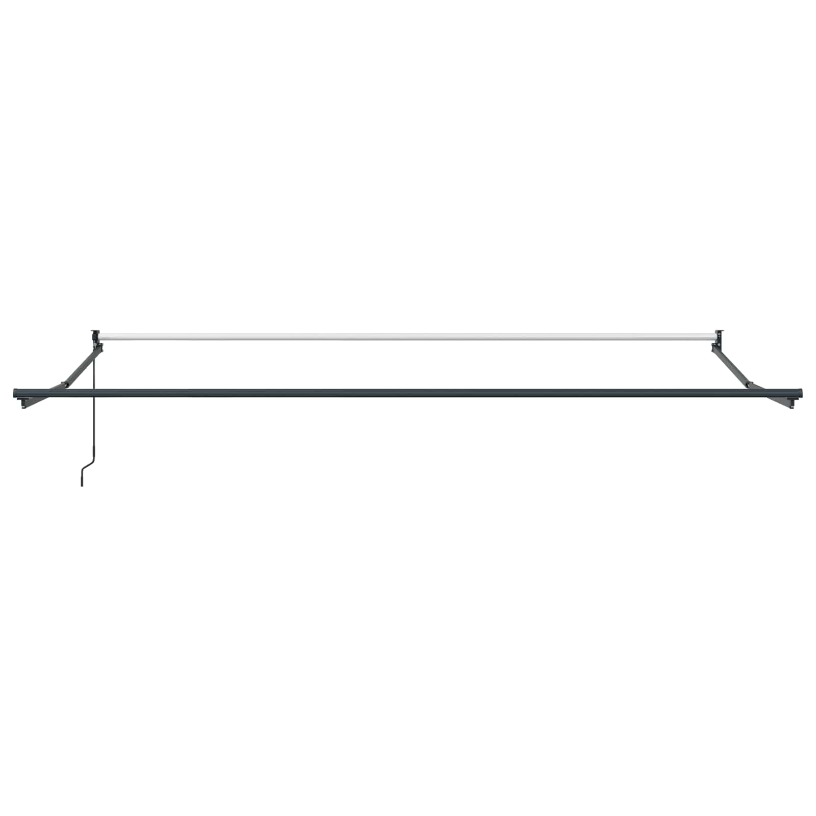 Tenda retrattile Giallo e bianco 4 x 2 m | homemem39