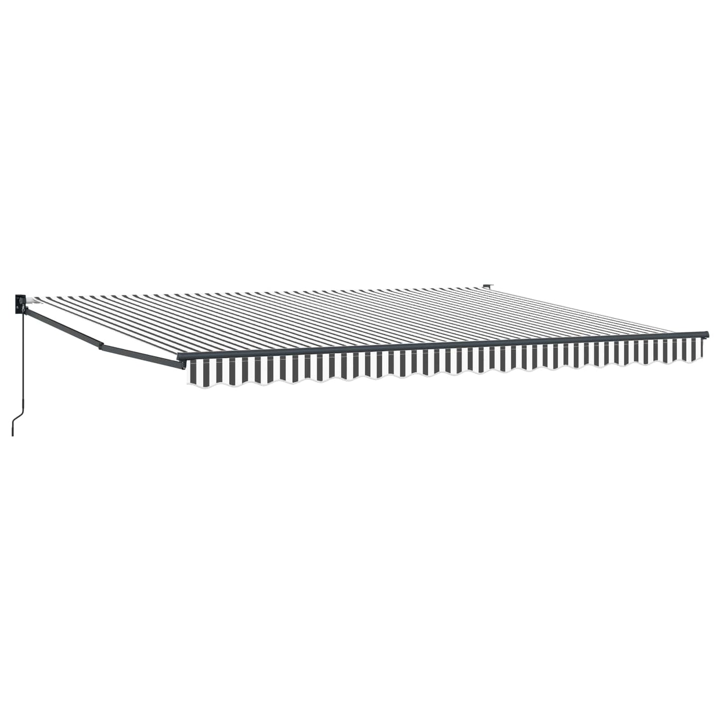 Tenda retrattile Antracite e Bianco 4 x 2 m | homemem39