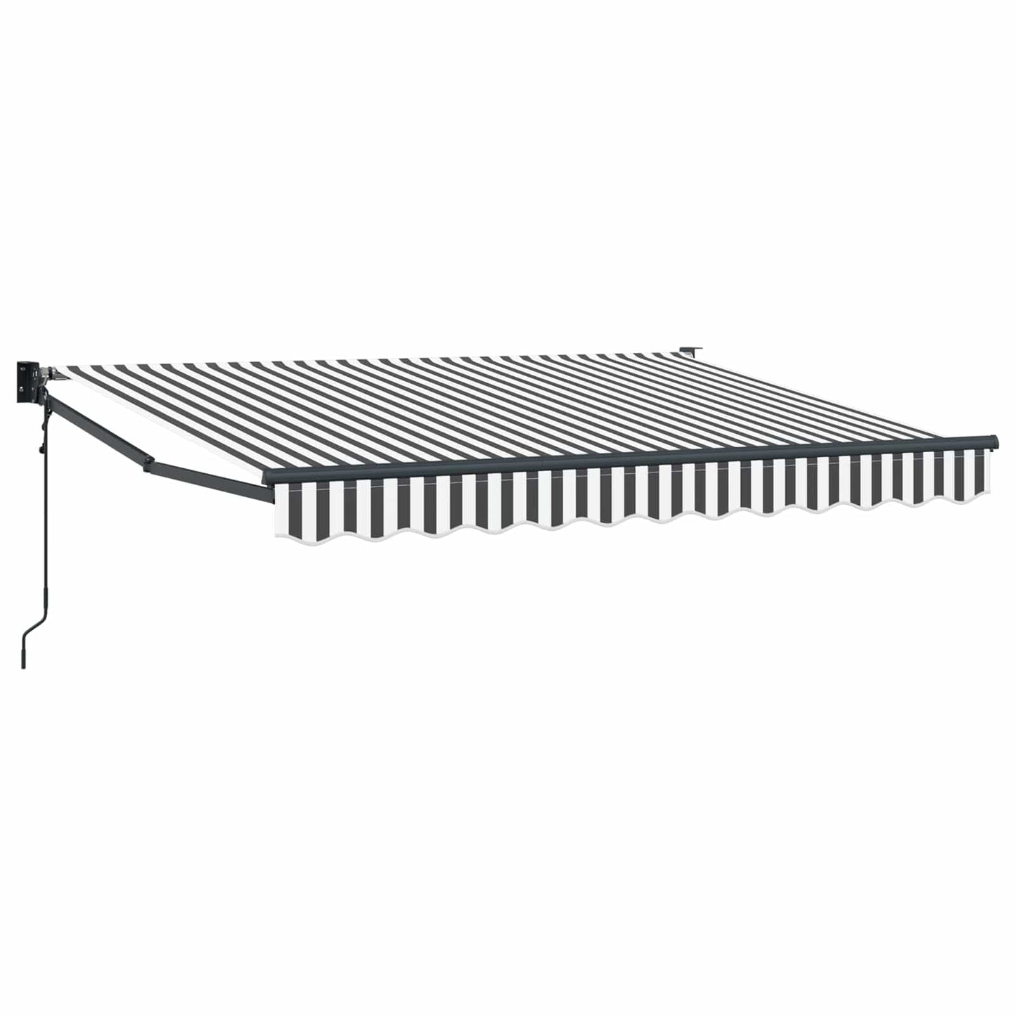 Tettuccio Elettrico Retrattile Antracite e Bianco 2,5 x 2 m | homemem39