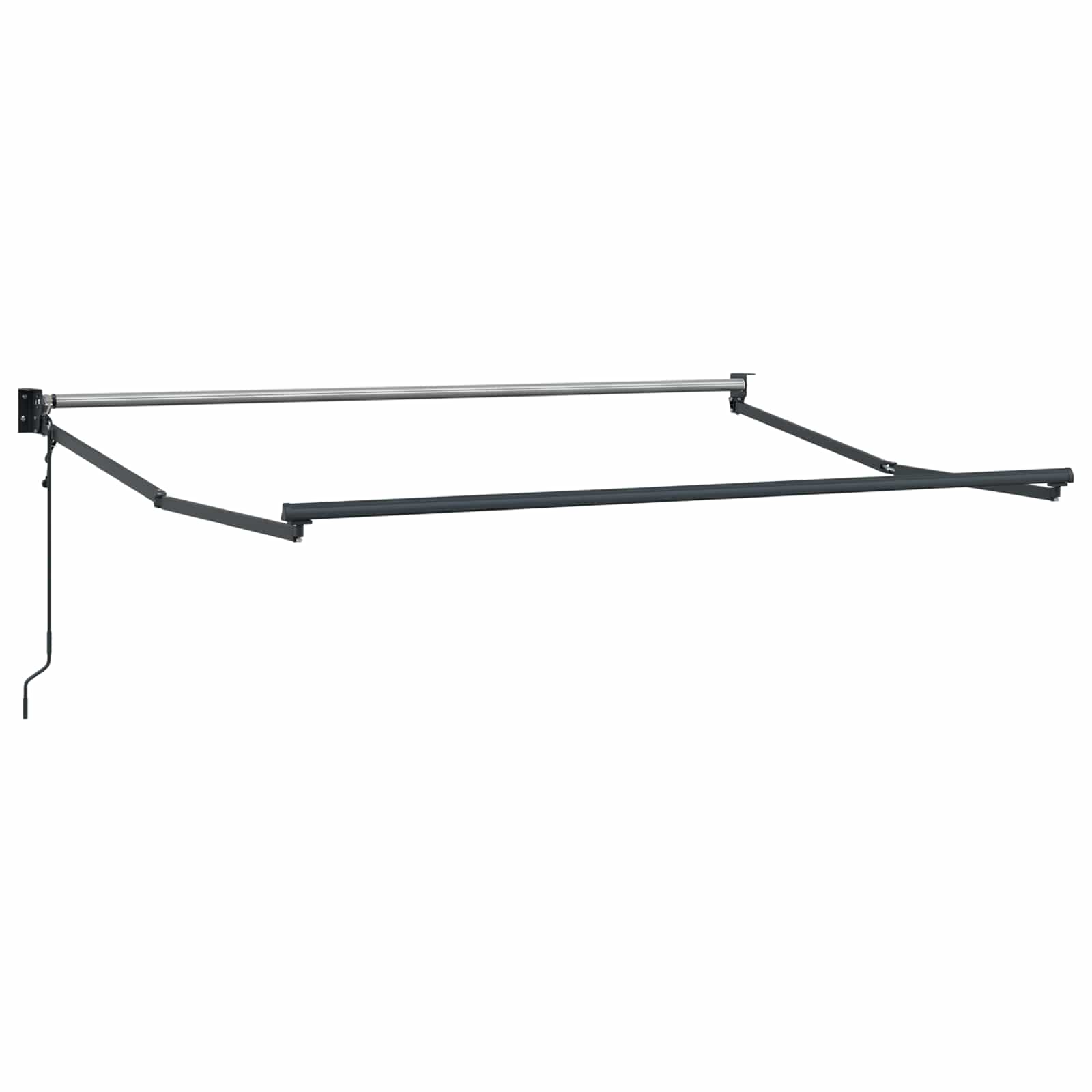 Tenda retrattile Giallo e Bianco 3 x 2 m Poliestere e Metallo | homemem39