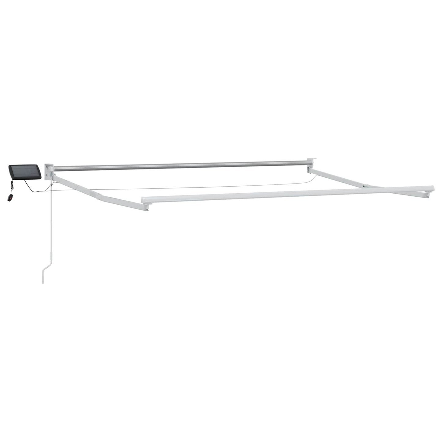 Tenda retrattile manuale con LED Giallo e Bianco 3 x 2 m