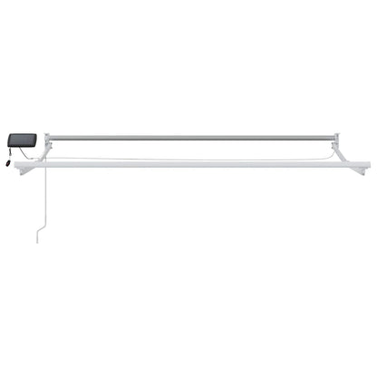 Tenda retrattile manuale con LED Giallo e Bianco 3 x 2 m | homemem39