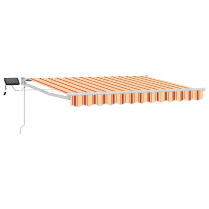 Tenda retrattile manuale con LED Multicolore 3 x 2 m | homemem39