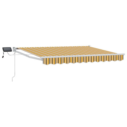 Tenda retrattile manuale con LED 3,5 x 2 m | homemem39