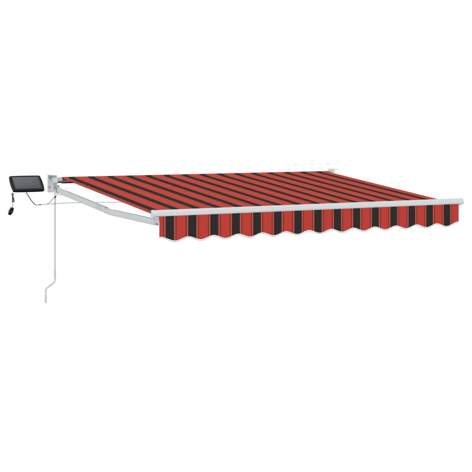 Tenda retrattile manuale con LED 3,5 x 2,5 m | homemem39