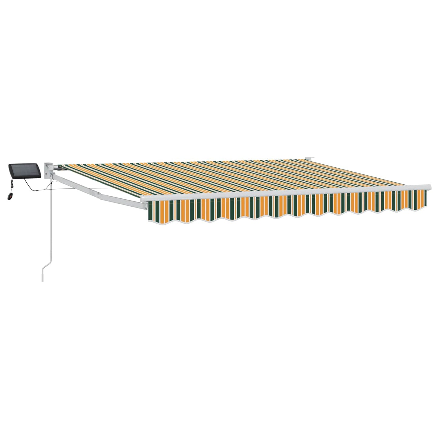 Tenda retrattile manuale con LED 3,5 x 2,5 m | homemem39
