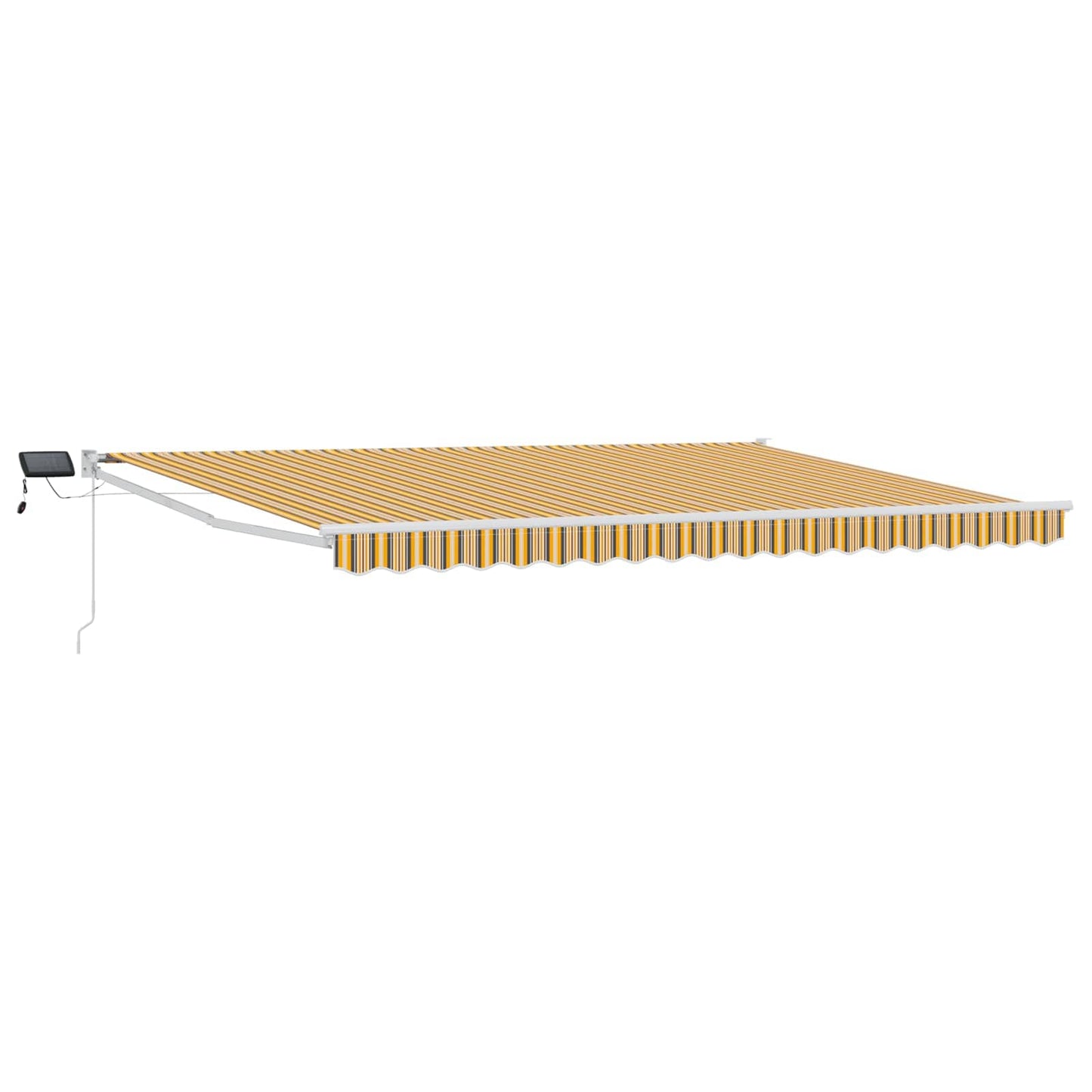Tenda retrattile manuale con LED 4 × 3 m | homemem39